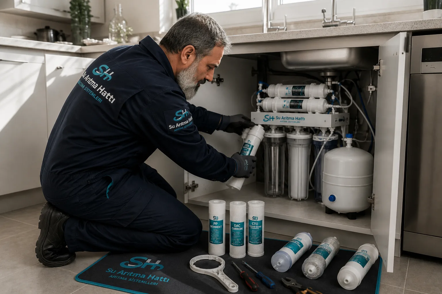 Su arıtma cihazı filtre değişimi ve teknik servis